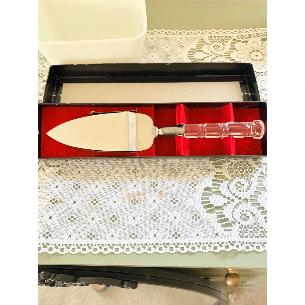 Mirage by Robinson Cake Cutter and Server Stainless Steel Acrylic Handle
